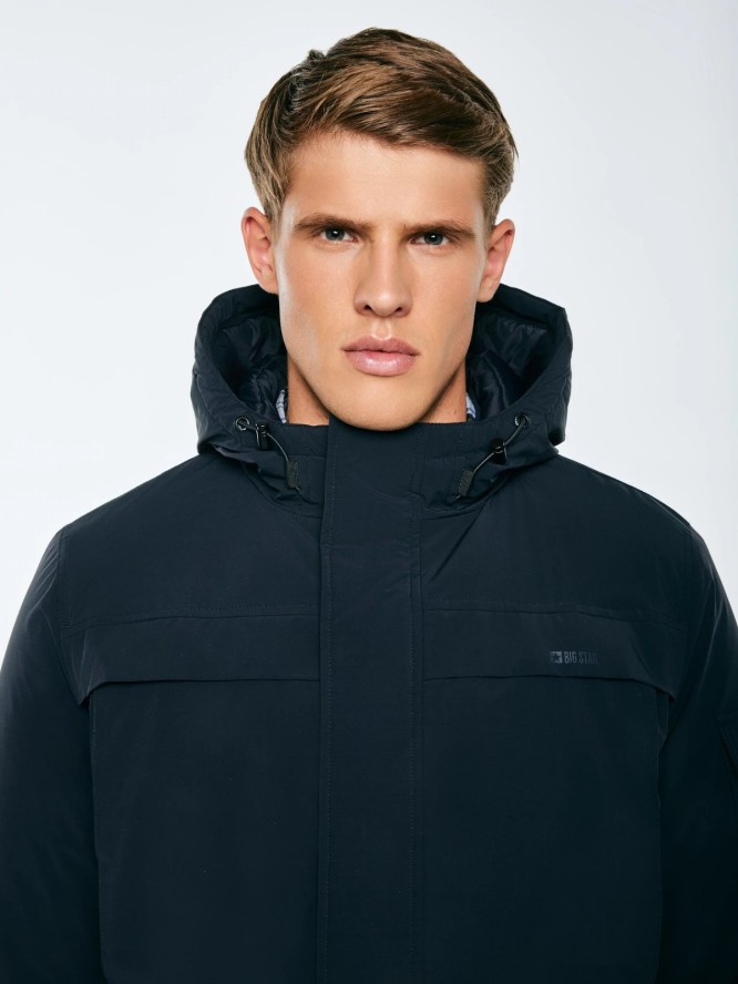 Kurtka męska z wypełnieniem granatowa Lob 404