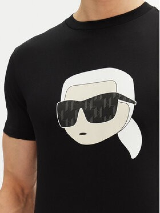 KARL LAGERFELD T-Shirt 755073 552251 Czarny Regular Fit