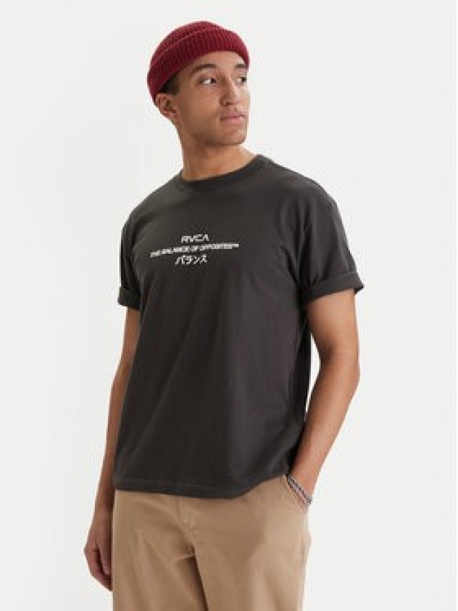 RVCA T-Shirt Signal EVYZT00300 Czarny Relaxed Fit