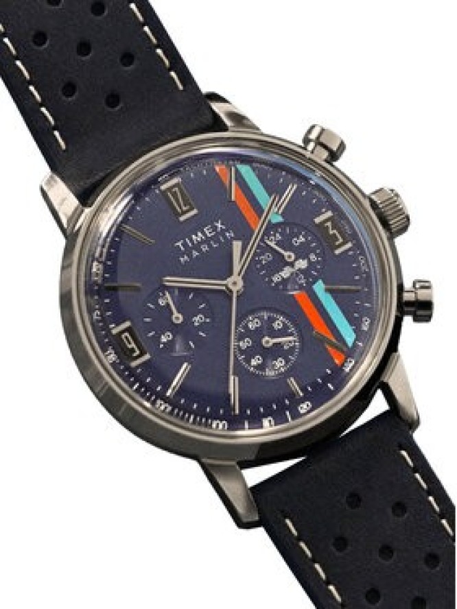 Timex Zegarek Marlin® Chronograph TW2W99000 Srebrny