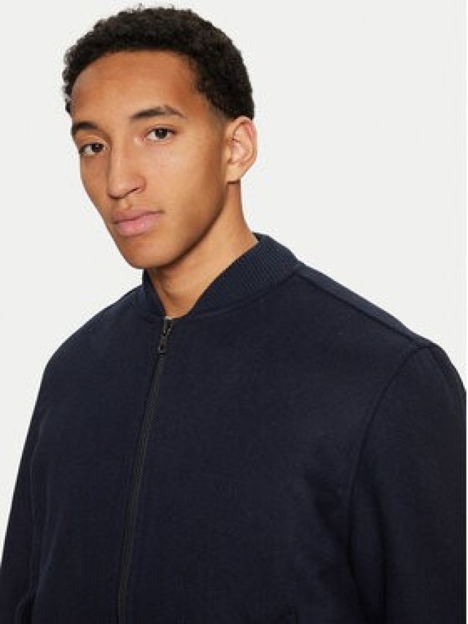 Mustang Kurtka bomber Byron 1015902 Granatowy Regular Fit