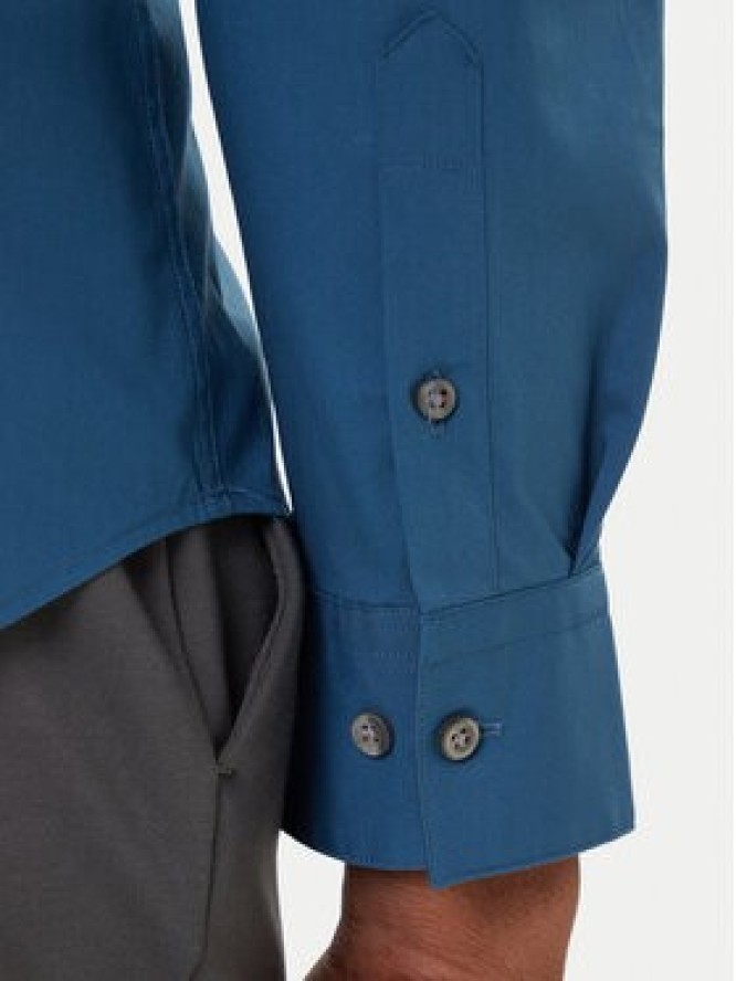 Calvin Klein Koszula LV04LB145G Niebieski Slim Fit