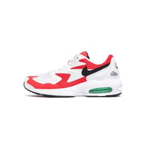 Buty Nike Air Max2 Light Białe/Czarne/Czerwone Habanero