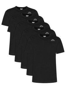 Kappa Komplet t-shirtów Logo Myrto 322563W Czarny Regular Fit