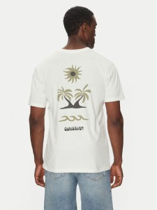 Quiksilver T-Shirt EQYZT08036 Écru Regular Fit