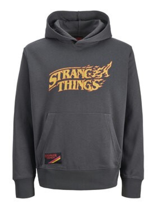 Jack & Jones Bluza Stranger Things 12291655 Szary Relaxed Fit