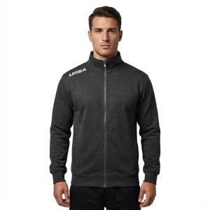 Męska Bluza Treningowa z Kapturem Szary Melanż
