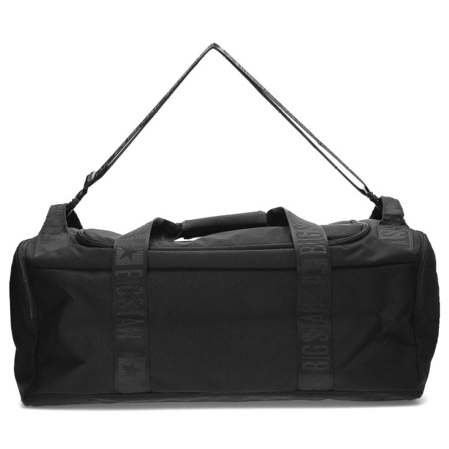 Czarna Modna Torba Sportowa Męska Big Star