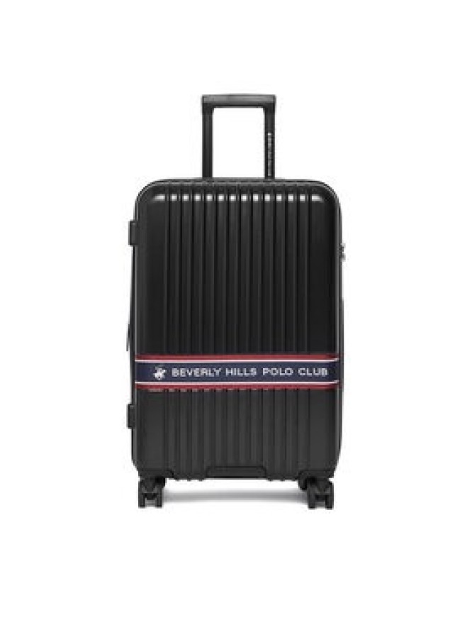 Beverly Hills Polo Club Walizka średnia CEO-BHPC-M-005-08-BLACK Czarny
