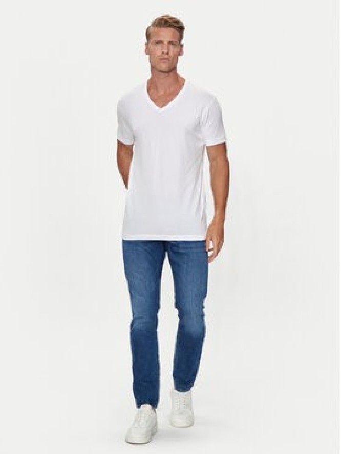 Pierre Cardin Komplet t-shirtów 29991.000.9000 Biały Modern Fit