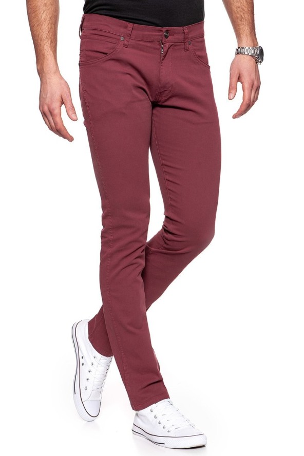 WRANGLER SPODNIE MĘSKIE LARSTON CORDOVAN RED W18SHD13G 112127497