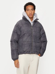 Karl Kani Kurtka zimowa Retro Crackle 60760020 Szary Regular Fit