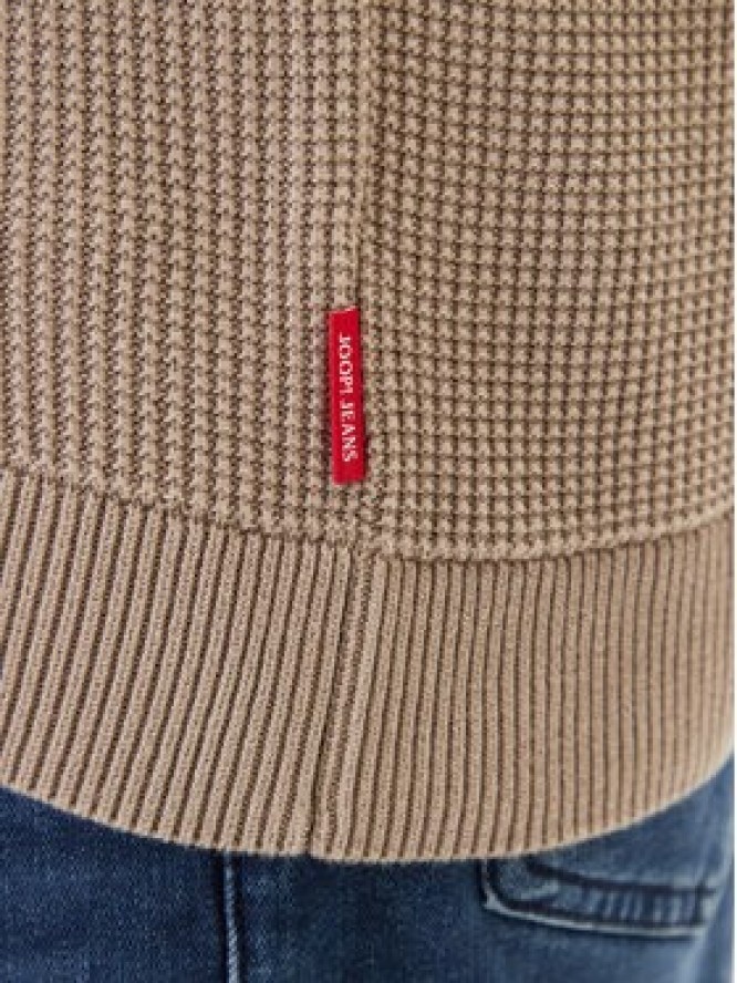 JOOP! Jeans Sweter 15 JJK-11Olivier 30047100 Beżowy Modern Fit
