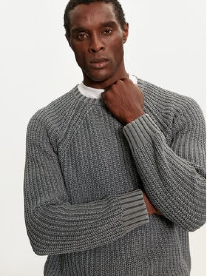 Brave Soul Sweter MK-248SKEPTA Szary Regular Fit