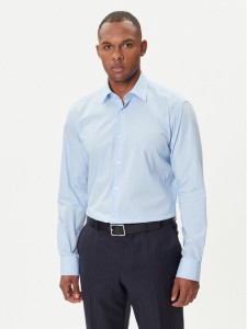 BOSS Koszula H-Joe 50545075 Błękitny Regular Fit