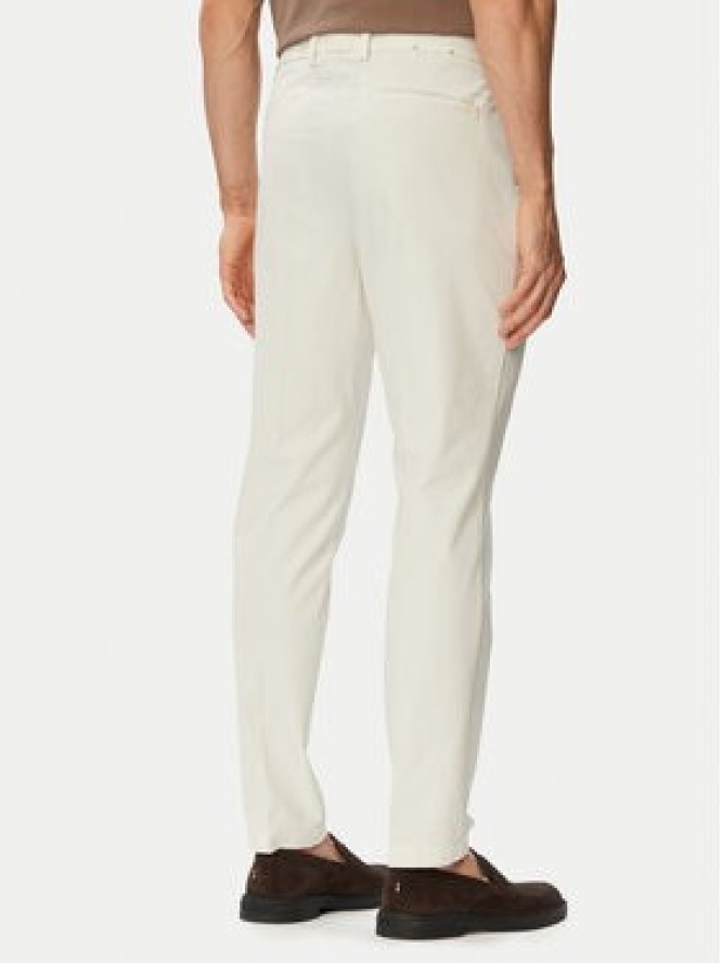 BOSS Chinosy Kaiton1 50543945 Kremowy Regular Fit