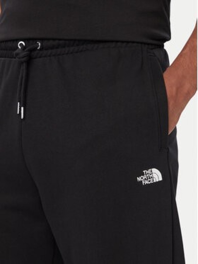 The North Face Spodnie dresowe TNF™ Essential Terry Simple Dome NF0A8FDF Czarny Regular Fit