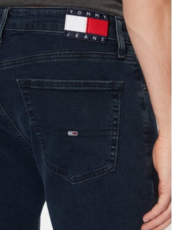 Tommy Jeans Jeansy Austin DM0DM21071 Granatowy Slim Fit
