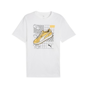 Męska koszulka Graphics Sneaker PUMA White