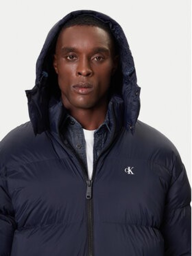 Calvin Klein Jeans Kurtka zimowa LV04RD518G Granatowy Regular Fit