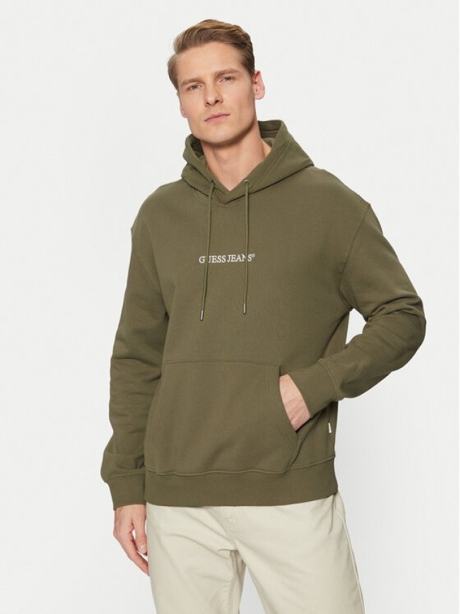 Guess Jeans Bluza M5RQ38 KCPR1 Khaki Regular Fit