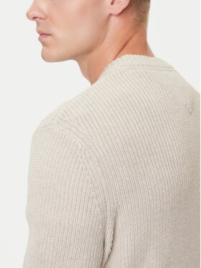 Tommy Jeans Sweter DM0DM21652 Beżowy Slim Fit