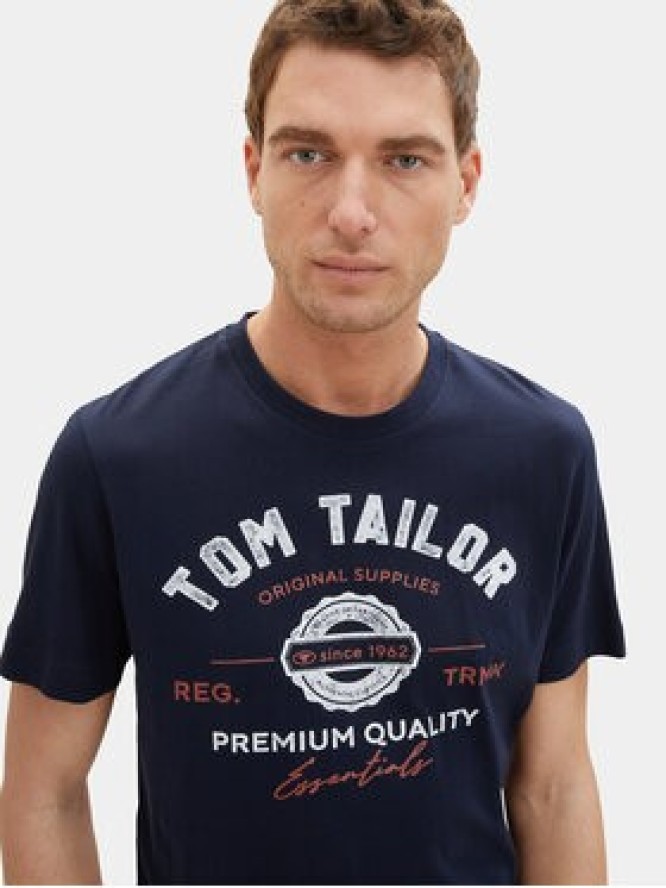 Tom Tailor T-Shirt 1037735 Granatowy Regular Fit
