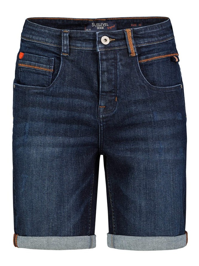 Sublevel Bermudy dżinsowe w kolorze granatowym rozmiar: W29