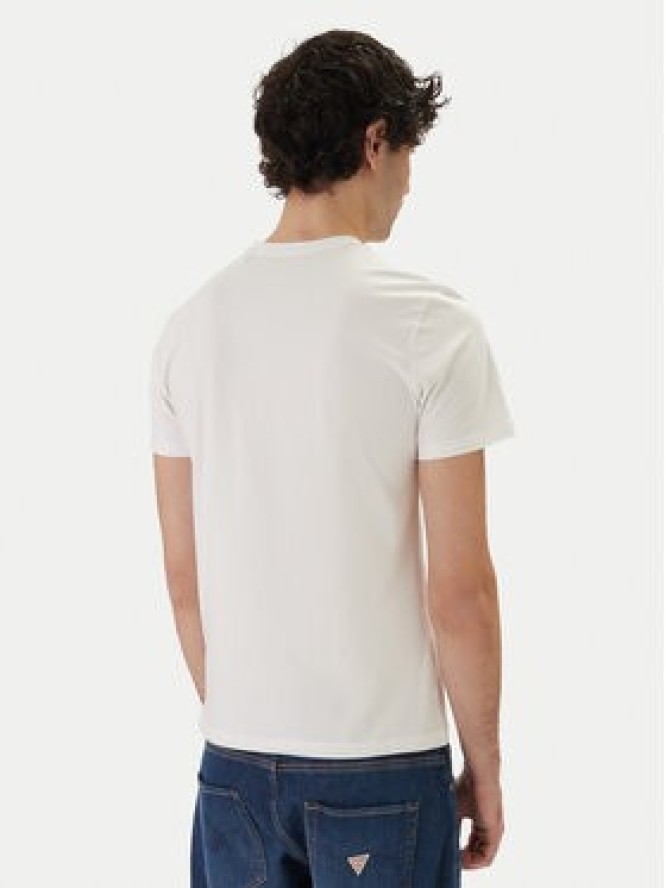 Guess T-Shirt M6GI11 K2992 Biały Slim Fit