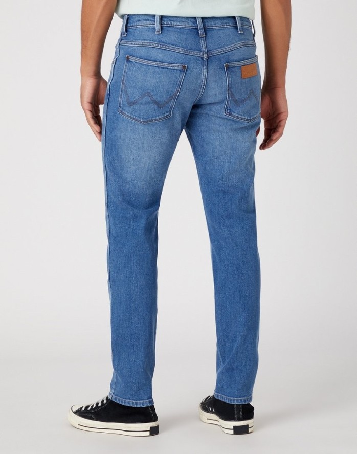 WRANGLER RIVER MĘSKIE SPODNIE JEANSOWE JEANSY BLUE CREEK W17TJXZ81 112331087