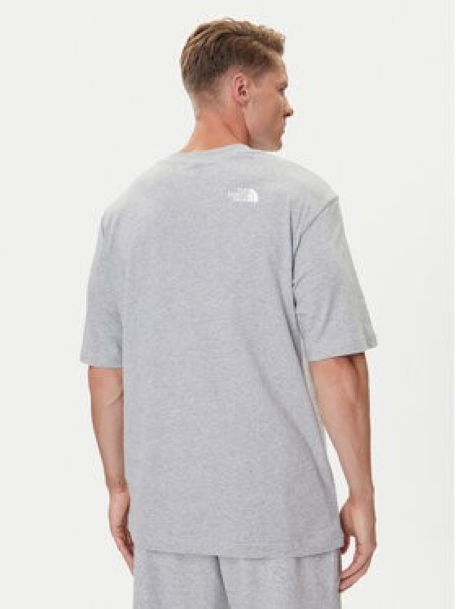 The North Face T-Shirt Simple Dome NF0A87NR Szary Oversize