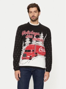 Only & Sons Sweter Xmas 22031176 Granatowy Regular Fit