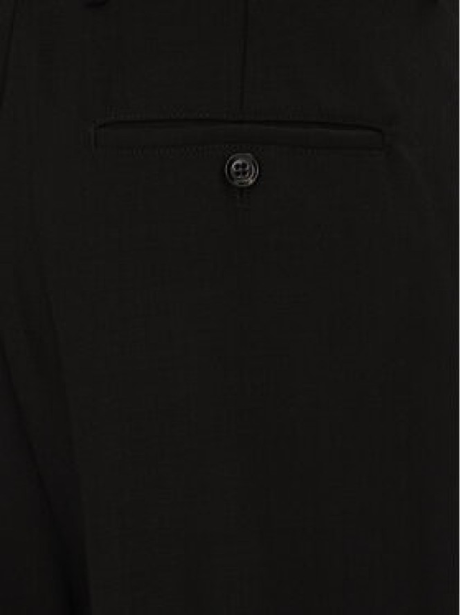 AMI Paris Chinosy HTR111.WV0066 Czarny Regular Fit