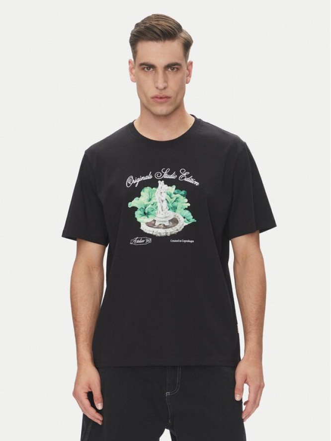 Jack & Jones T-Shirt Hydra 12277248 Czarny Relaxed Fit