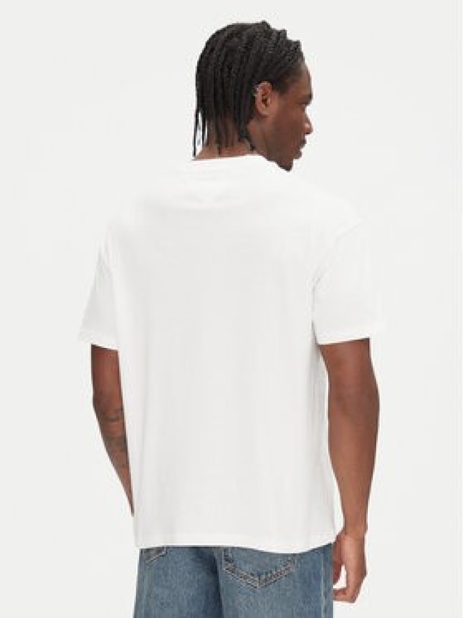 Tommy Jeans T-Shirt Paisley Flag DM0DM20810 Écru Relaxed Fit