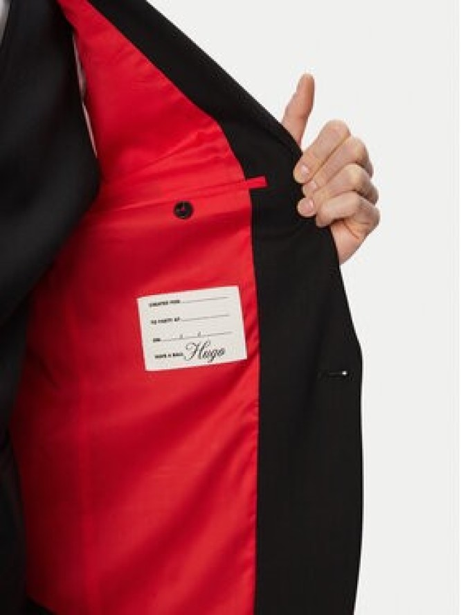 HUGO Garnitur Arti/Hesten242V1X 50547341 Czarny Extra Slim Fit