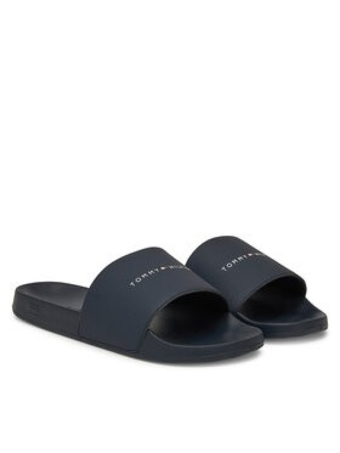 Tommy Hilfiger Klapki Hilifger Nyc Pool Slide FM0FM05432 Granatowy