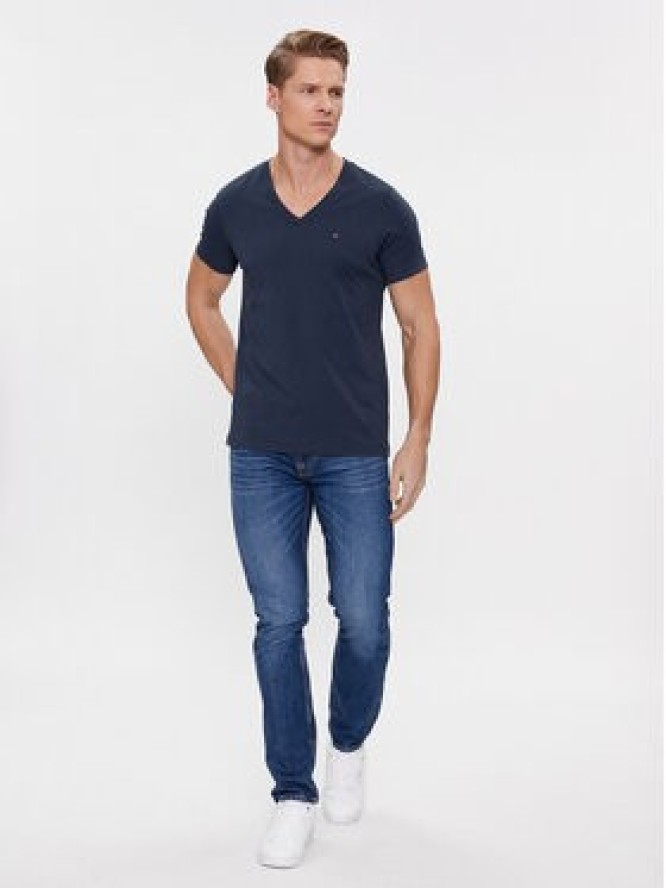 Tommy Jeans T-Shirt DM0DM04410 Granatowy Regular Fit