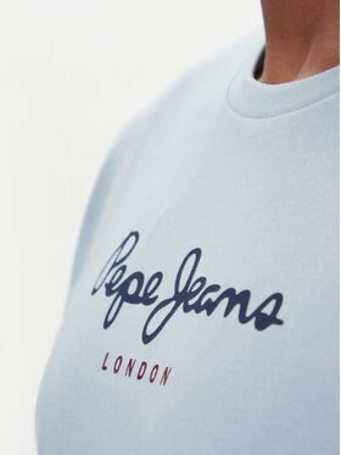 Pepe Jeans T-Shirt Eggo N PM509979 Niebieski Regular Fit