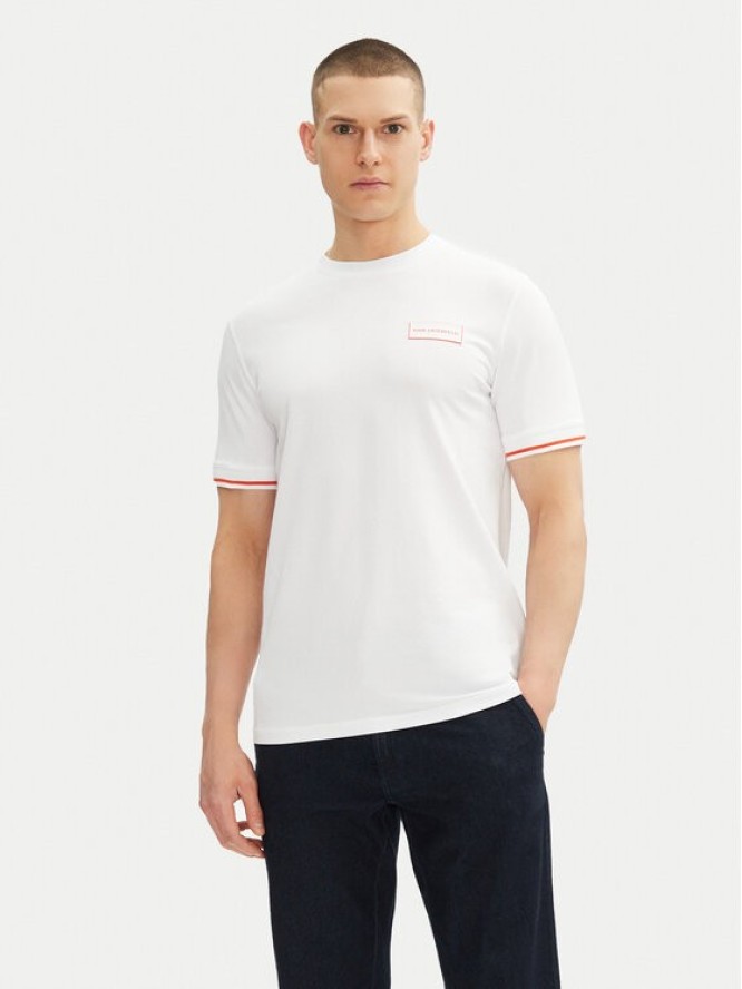 KARL LAGERFELD T-Shirt 755020 552221 Biały Regular Fit