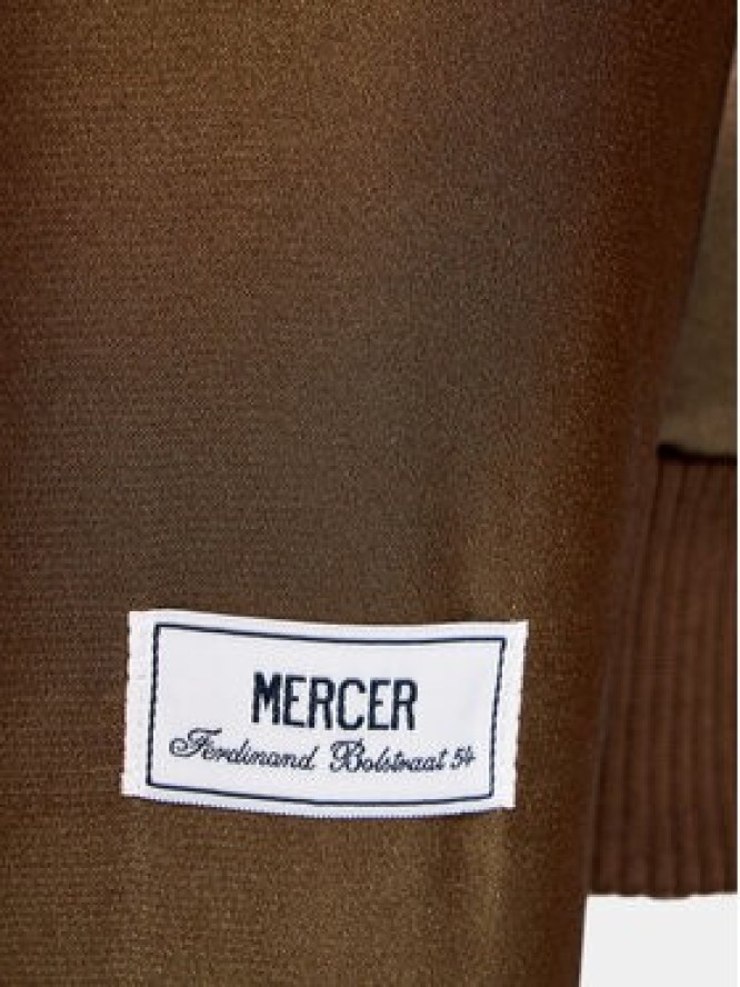 Mercer Amsterdam Kurtka bomber Unisex The Varsity MEAP233003 Brązowy Classic Fit