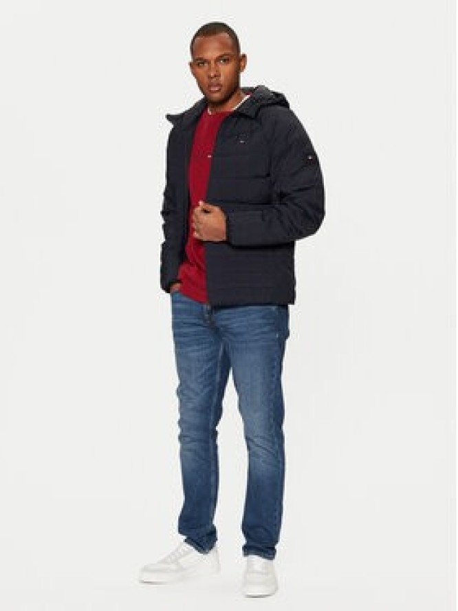 Tommy Hilfiger Kurtka zimowa MW0MW37641 Granatowy Regular Fit
