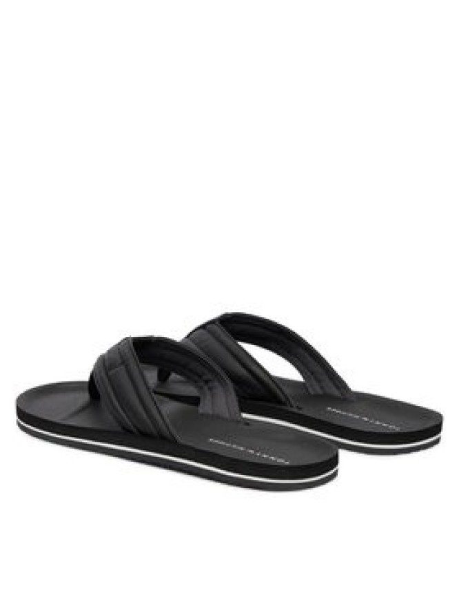 Tommy Hilfiger Japonki Hilfiger Padded Beach Sandal FM0FM05801 Czarny