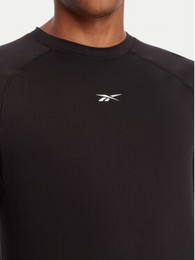 Reebok Koszulka techniczna Ls Muscle Tee RK25176CCM Czarny Regular Fit