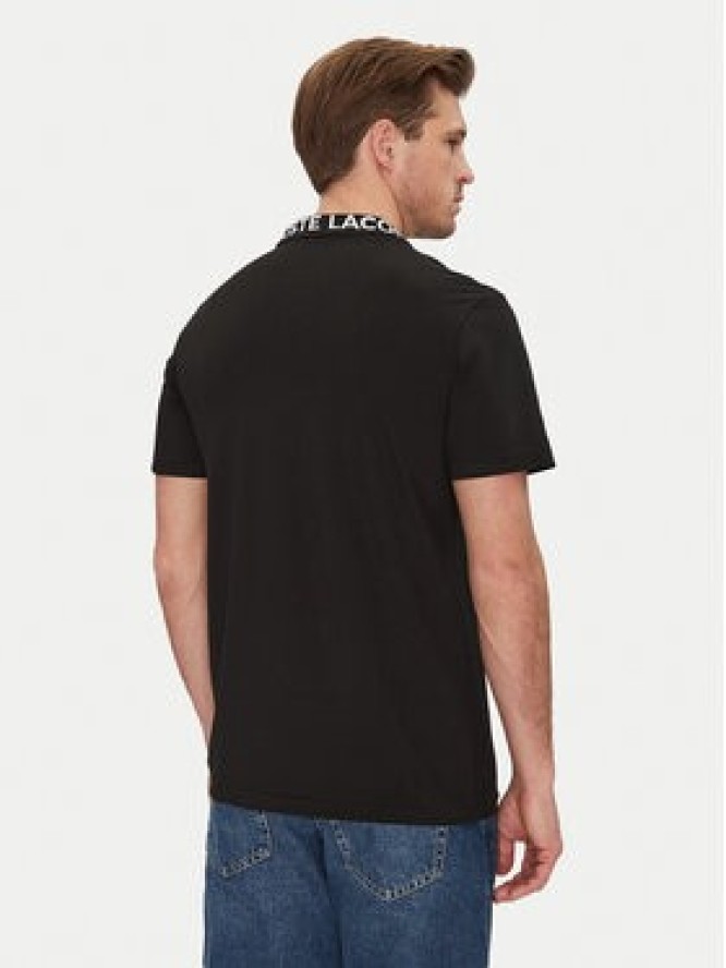 Lacoste T-Shirt TH9582 Czarny Regular Fit