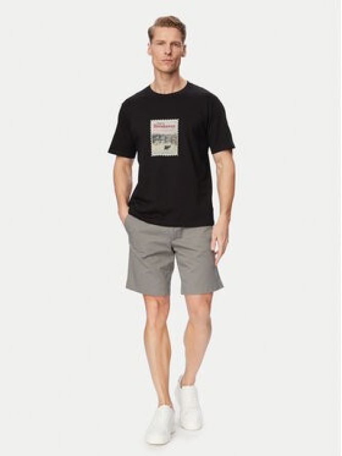 Jack & Jones T-Shirt Montauk Photo 12290890 Czarny Regular Fit