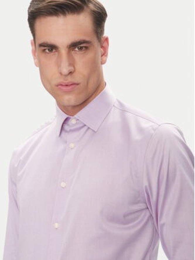 Calvin Klein Koszula LV019EU035 Różowy Slim Fit