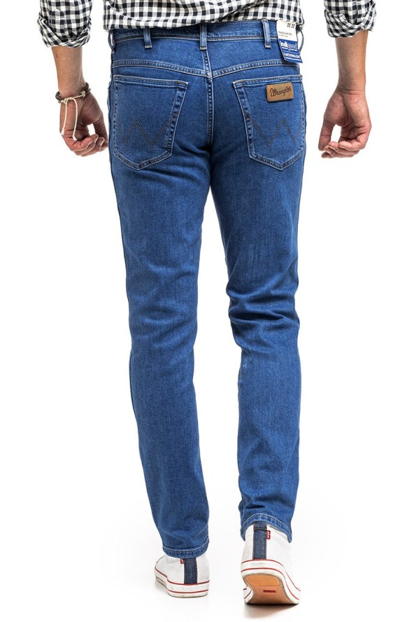 WRANGLER TEXAS SLIM MĘSKIE SPODNIE JEANSOWE THE STONE RIDE W12SYI39U 112145803