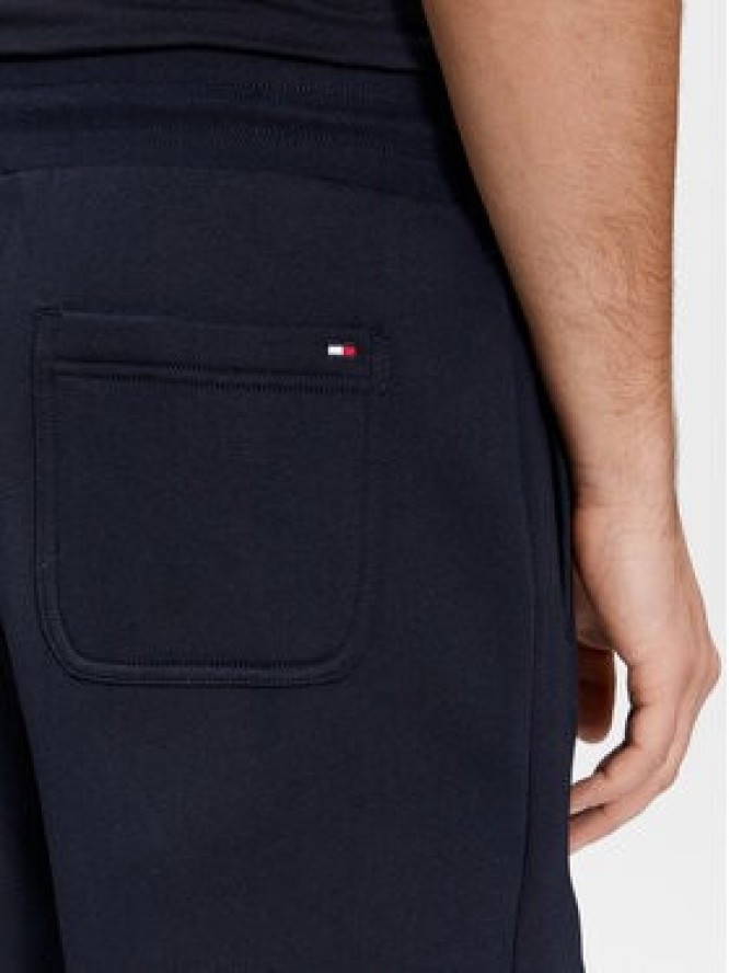 Tommy Hilfiger Szorty sportowe Logo MW0MW34201 Granatowy Regular Fit