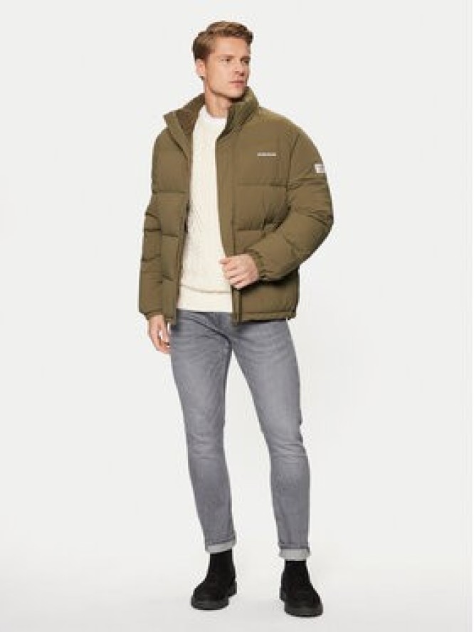 Guess Kurtka zimowa M4BL20 WGII2 Khaki Regular Fit